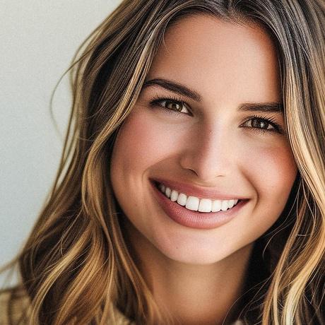 Image of a smiling patient with natural-looking porcelain crowns